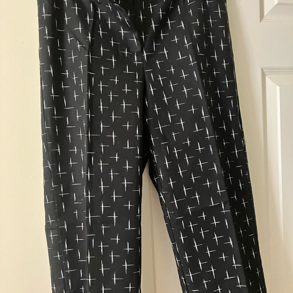 J Jill black and white pants.